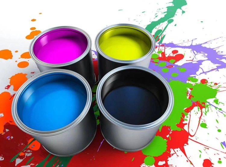 Calcium carbonates for automotive paint