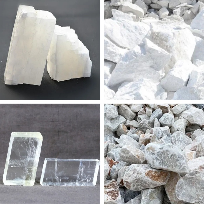 Classification of calcium carbonate