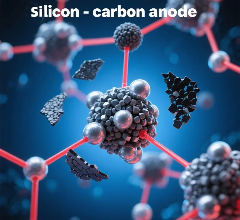 silicon-carbon anode