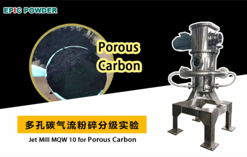 porous carbon grinding machine