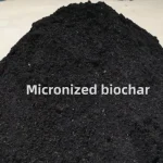 Micronized biochar