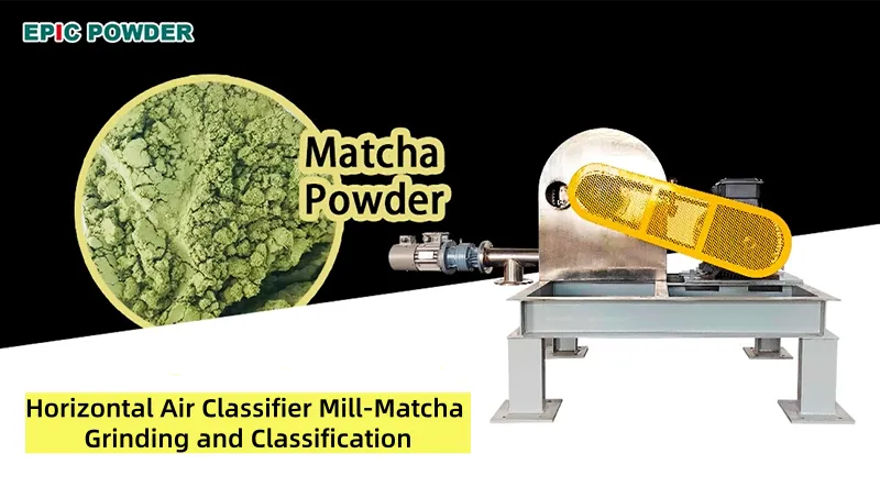 Horizontal Air classifier Mill-Matcha Grinding and classification