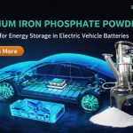 Ultrafine grinding of sodium iron phosphate