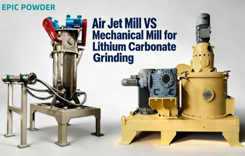 Air Jet Mill VS Mechanical Mill for Lithium Carbonate Ultrafine Grinding